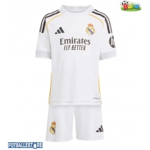 Real Madrid Eduardo Camavinga #6 Hjemmedraktsett Barn 2025-26 Kortermet (+ Korte bukser)